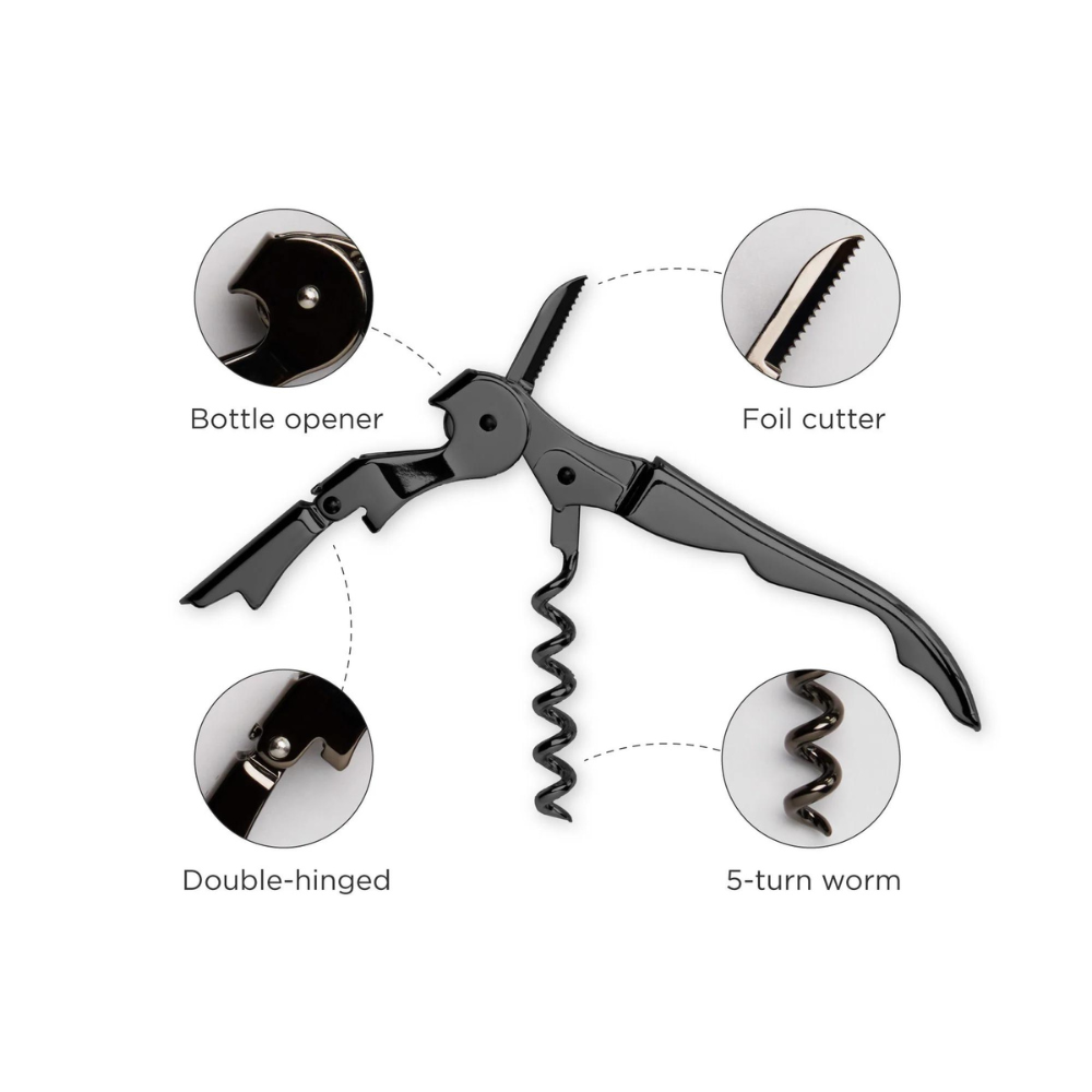 Gunmetal Corkscrew by Viski features