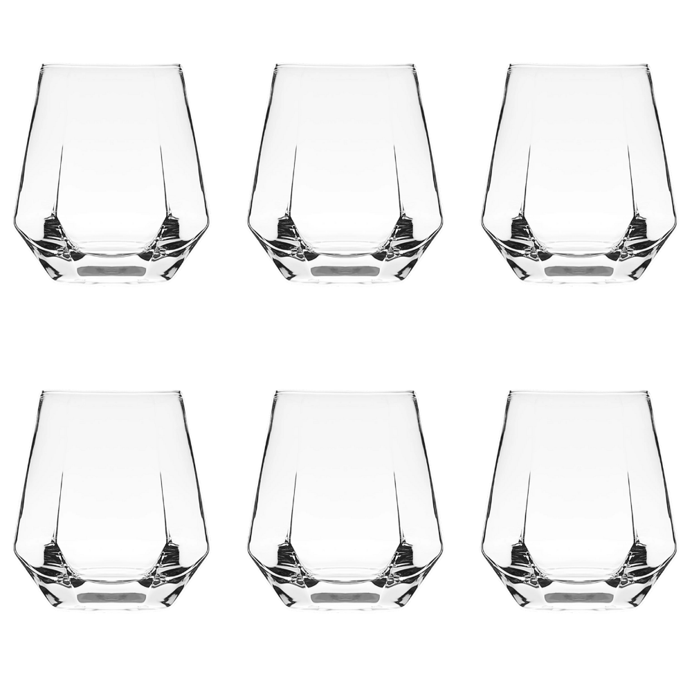 Hexagonal Tumbler set of 6