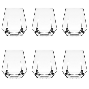 Hexagonal Tumbler set of 6