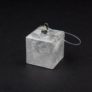 Ice Cube Ornaments (set of 6)