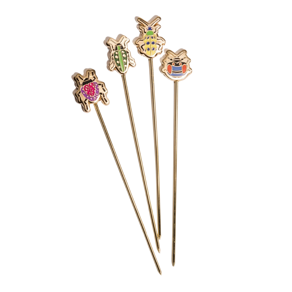 Insect Cocktail Pins (set of 4)