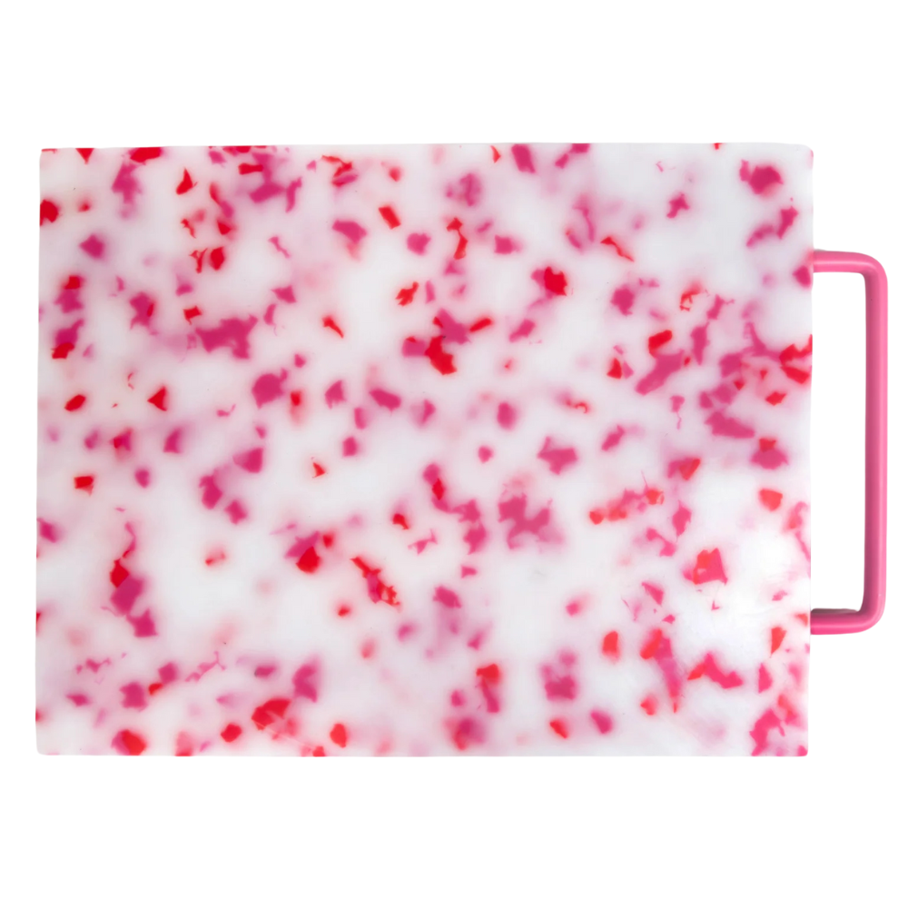 Large Cutting Board - Pink/White