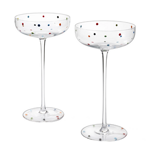 Polka Dot Coupes (set of 2)