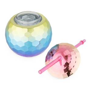 Rainbow Disco Ball Tumbler