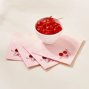 Red Cherries Cocktail Napkins (set of 20)