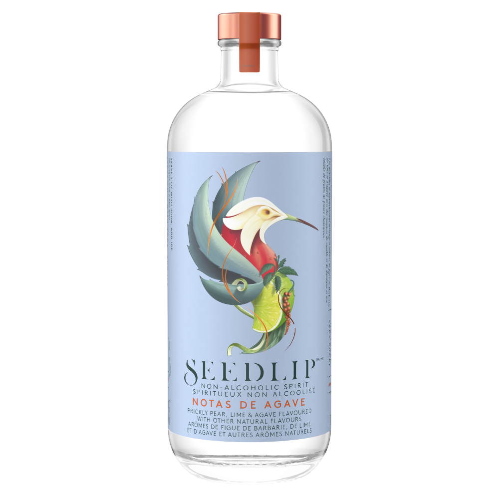 Seedlip Notas de Agave Distilled Non-Alcoholic Spirit