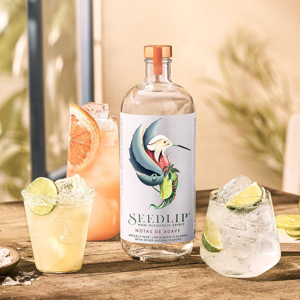 Seedlip Notas de Agave Distilled Non-Alcoholic Spirit