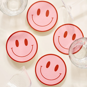 Smiley Coasters (set of 4)