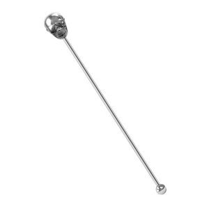 Stainless Steel Skull Stir Stick