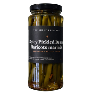 Top Shelf Preserves Spicy Pickled Beans