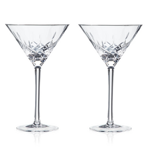 Viski Admiral Crystal Martini Glasses (set of 2)