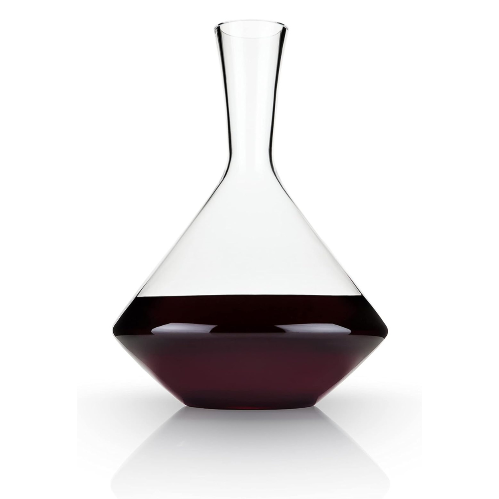 Viski Angled Crystal Wine Decanter