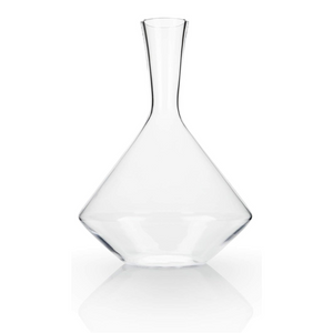 Viski Angled Crystal Wine Decanter