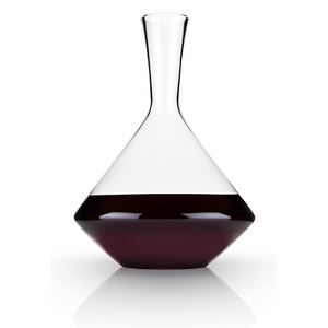 Viski Angled Crystal Wine Decanter