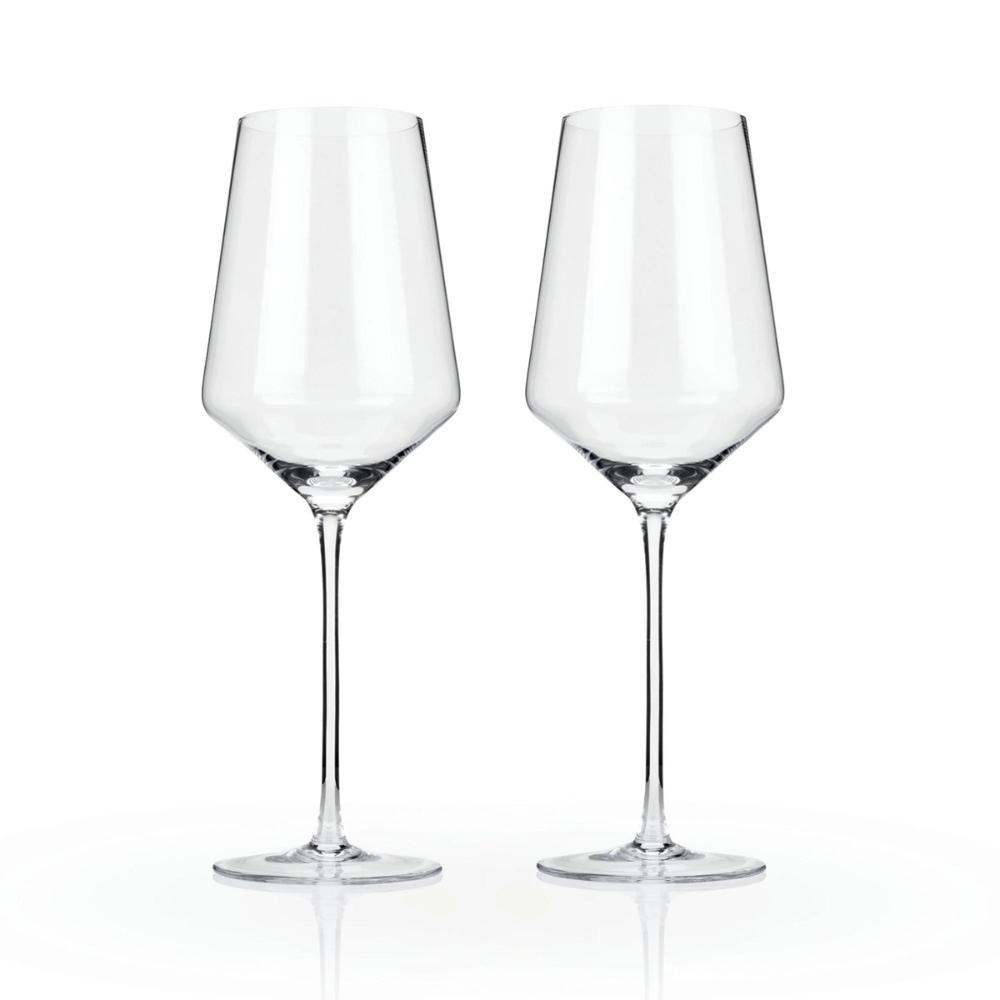 Viski Crystal Bordeaux Glasses (set of 2)