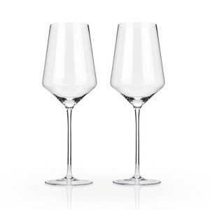 Viski Crystal Bordeaux Glasses (set of 2)