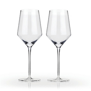 Viski Crystal Chardonnay Glasses (set of 2)