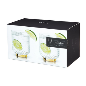 Viski Gatsby Tumblers (set of 2) packaging