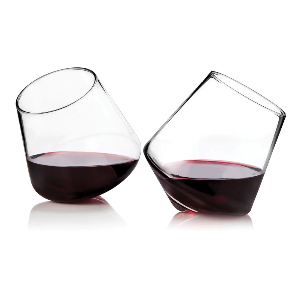 Viski Raye Rolling Glasses (set of 2)