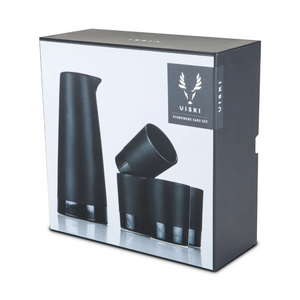 Viski Stoneware Sake Set packaging