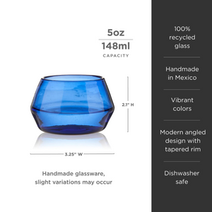 Viski Tequila Copita Glass (Blue)