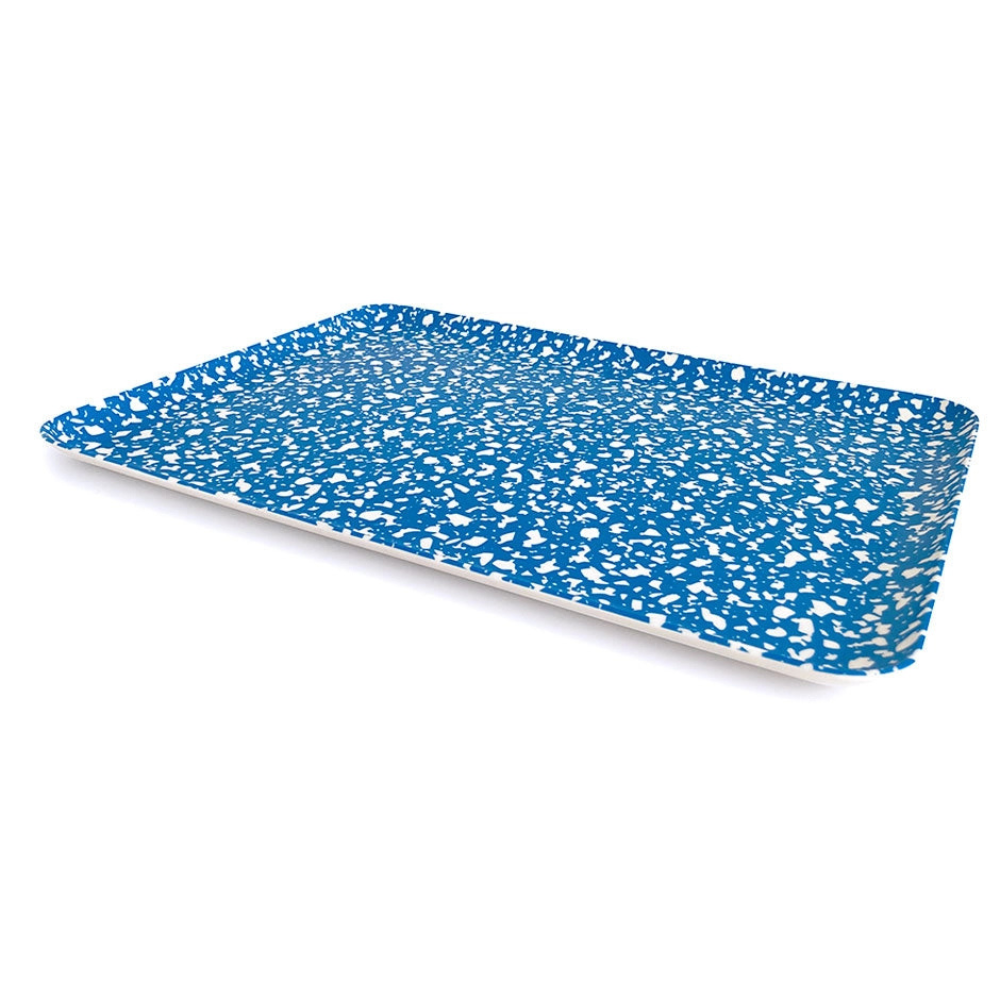 Xenia Taler Large Tray (Terrazzo Blue)