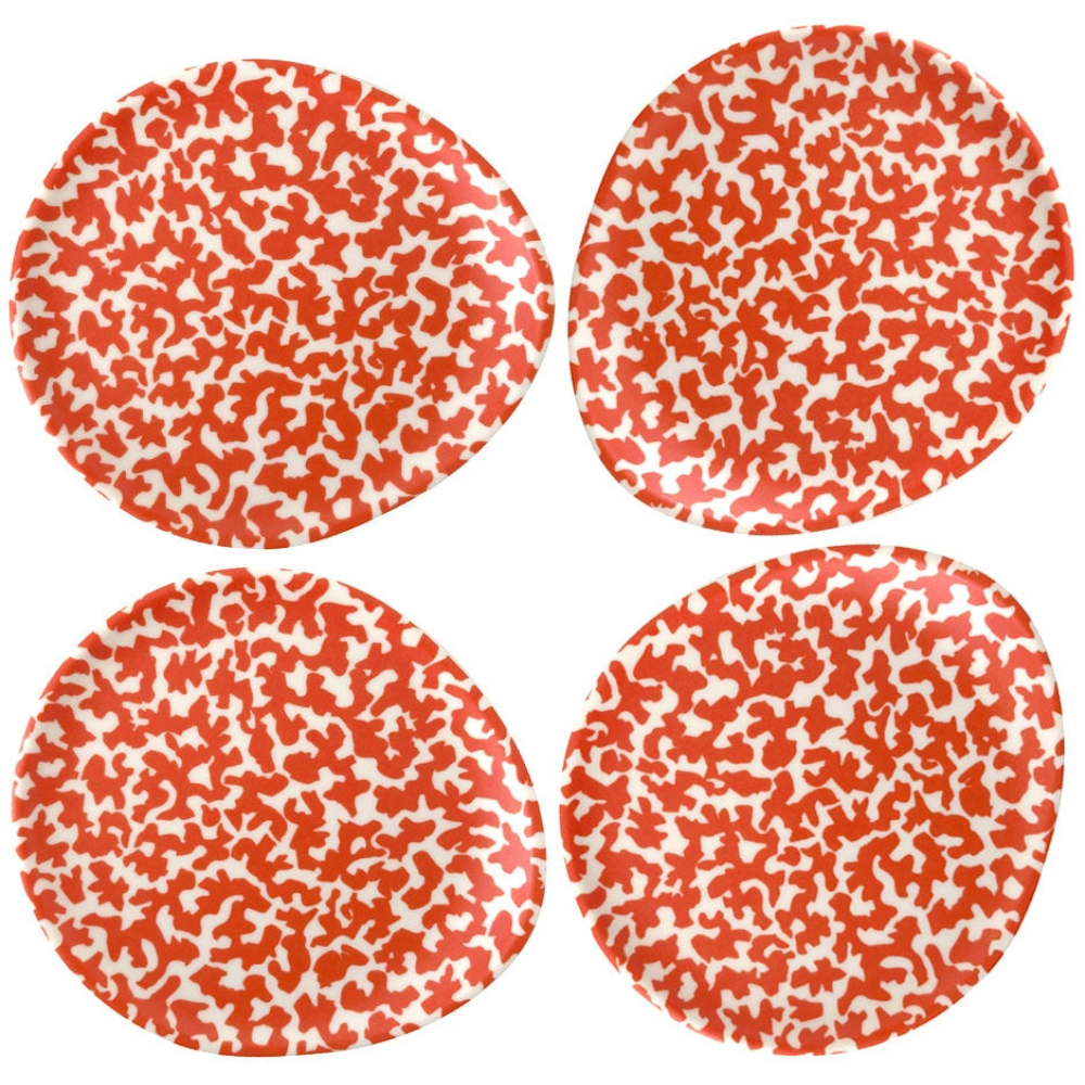 Xenia Taler Memphis Orange Coasters (Set of 4)