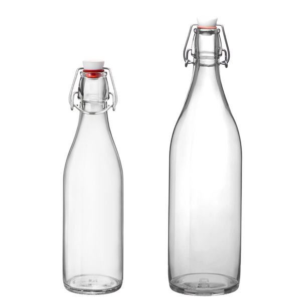 Clear Swing-Top Bottle | Cocktail Emporium